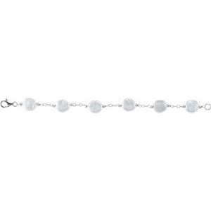 Coin Pearl Necklace or Bracelet