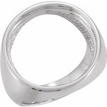 Charger l'image dans la galerie, Sterling Silver Ring Mounting for 21.4 mm Coin
