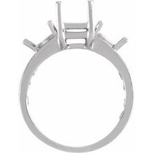 Charger l'image dans la galerie, Grooved Side-Stone Ring
