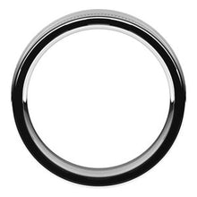 Load image into Gallery viewer, Sterling Silver 5 mm Milgrain Concave with Edge Band Size 6
