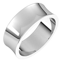 Charger l&#39;image dans la galerie, Sterling Silver 7 mm Concave Light Band Size 6
