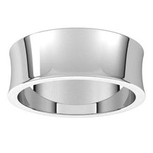 Charger l&#39;image dans la galerie, Sterling Silver 7 mm Concave Light Band Size 9

