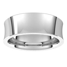 Load image into Gallery viewer, Sterling Silver 7 mm Concave Comfort Fit Band Size 9
