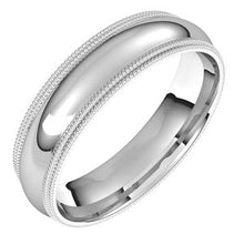 Charger l'image dans la galerie, Double Milgrain Half Round Comfort Fit Bands
