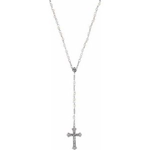 Silver Bead Rosary
