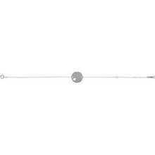 Load image into Gallery viewer, Pierced Heart Engravable Disc Bracelet
