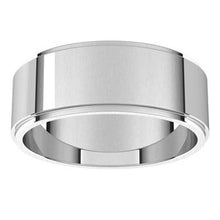 Charger l&#39;image dans la galerie, Sterling Silver 7 mm Flat Edge Band Size 9.5
