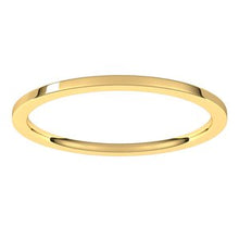 Load image into Gallery viewer, 10K Yellow 1 mm Flat Comfort Fit Light Band Size 9.5

