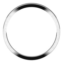 Charger l&#39;image dans la galerie, Sterling Silver 2.5 mm Flat Tapered Band Size 6

