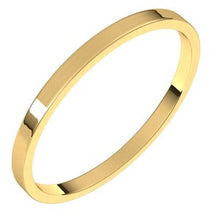 Load image into Gallery viewer, 14K Yellow 1.5 mm Flat Ultra-Light Band Size 7
