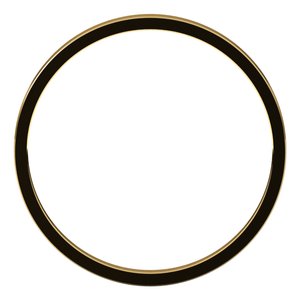 10K Yellow 1.5 mm Flat Ultra Light Band Size 10