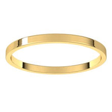 Load image into Gallery viewer, 14K Yellow 1.5 mm Flat Ultra-Light Band Size 6
