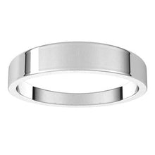 Charger l&#39;image dans la galerie, Sterling Silver 4 mm Flat Tapered Band Size 7
