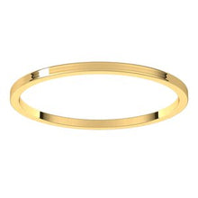 Charger l&#39;image dans la galerie, 14K Yellow 1 mm Flat Ultra-Light Band Size 9
