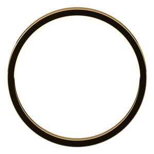 10K Yellow 2 mm Flat Ultra-Light Band Size 7