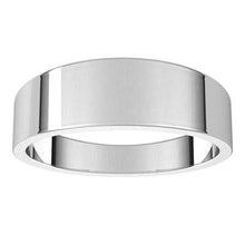 Charger l&#39;image dans la galerie, Sterling Silver 6 mm Flat Tapered Band Size 9.5
