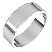 Charger l&#39;image dans la galerie, Sterling Silver 6 mm Flat Ultra Light Band Size 7
