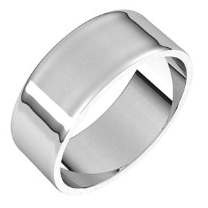 Sterling Silver 7 mm Flat Ultra-Light Band Size 7