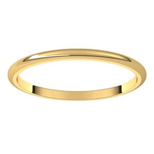 Load image into Gallery viewer, 10K Yellow 1.5 mm Half Round Band Size 9.5
