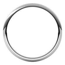 Load image into Gallery viewer, 14K X1 White 1 mm Half Round Band Size 9
