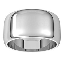 Load image into Gallery viewer, Sterling Silver 10 mm Half Round Band Size 7

