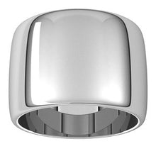 Load image into Gallery viewer, Palladium 14 mm Half Round Band Size 11
