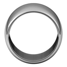 Load image into Gallery viewer, Sterling Silver 17 mm Half Round Band Size 10
