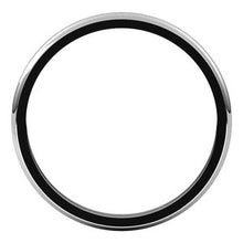 Load image into Gallery viewer, 10K White 2 mm Half Round Edge Band Size 6
