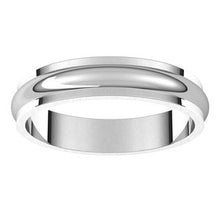 Load image into Gallery viewer, Sterling Silver 4 mm Half Round Edge Band Size 9
