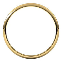 Load image into Gallery viewer, 10K Yellow 1.5 mm Half Round Light Band Size 7
