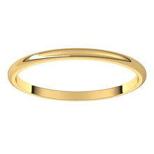 Load image into Gallery viewer, 10K Yellow 1.5 mm Half Round Light Band Size 10
