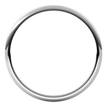 Load image into Gallery viewer, Sterling Silver 1 mm Half Round Light Band Size 7
