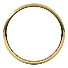 Charger l&#39;image dans la galerie, 14K Yellow 1 mm Half Round Light Band Size 7
