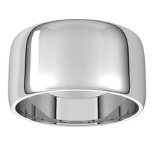 Charger l&#39;image dans la galerie, Sterling Silver 10 mm Half Round Light Band Size 10
