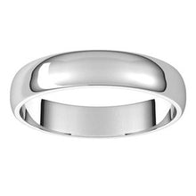 Charger l&#39;image dans la galerie, Sterling Silver 4 mm Half Round Light Band Size 10
