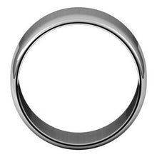 Charger l&#39;image dans la galerie, Sterling Silver 12 mm Half Round Light Band Size 9
