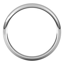 Load image into Gallery viewer, Sterling Silver 4 mm Half Round Tapered Band Size 9

