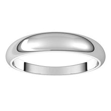 Load image into Gallery viewer, Sterling Silver 4 mm Half Round Tapered Band Size 9
