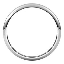 Charger l&#39;image dans la galerie, 10K White 2.5 mm Half Round Tapered Band Size 6
