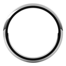 Load image into Gallery viewer, 10K White 1 mm Half Round Comfort Fit Band Size 7
