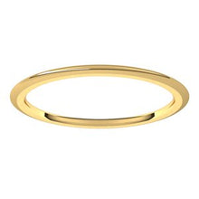 Load image into Gallery viewer, 10K Yellow 1 mm Half Round Comfort Fit Band Size 6
