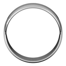 Charger l&#39;image dans la galerie, Sterling Silver 8 mm Half Round Ultra-Light Band Size 6
