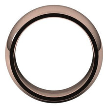 Load image into Gallery viewer, 18K Rose 10 mm Half Round Comfort Fit Band Size 13
