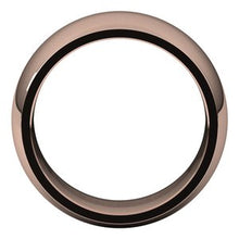 Charger l'image dans la galerie, Bande 18K Rose 10 mm demi-ronde Comfort Fit Taille 11,5
