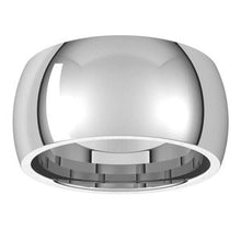 Charger l&#39;image dans la galerie, Palladium 10 mm bande demi-ronde Comfort Fit taille 4
