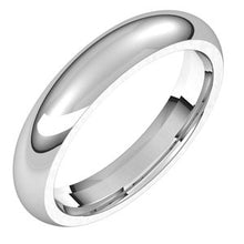 Load image into Gallery viewer, Sterling Silver 4 mm Half Round Comfort Fit Band Size 9.5
