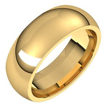 Load image into Gallery viewer, 22K Yellow 7 mm Half Round Comfort Fit Band Size 9
