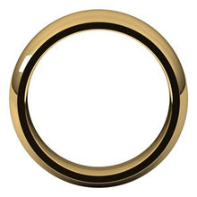 Charger l'image dans la galerie, 24K Jaune 7 mm Bande demi-ronde Comfort Fit Taille 8.5
