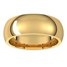 Load image into Gallery viewer, 22K Yellow 7 mm Half Round Comfort Fit Band Size 10.5
