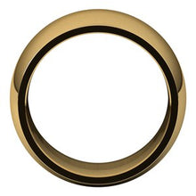 Load image into Gallery viewer, 18K Yellow 12 mm Half Round Comfort Fit Band Size 10.5
